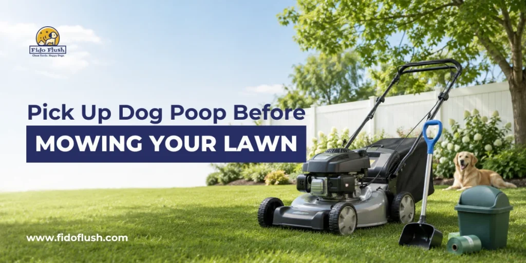 Home 3 Why You Should Pick Up Dog Poop Before Mowing Your Lawn